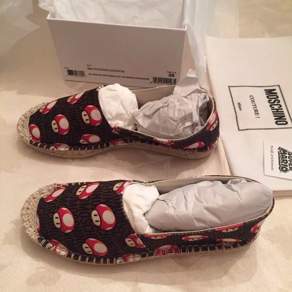 SS16 Moschino Jeremy Scott Super Mario Shoes - Picture 3 of 8
